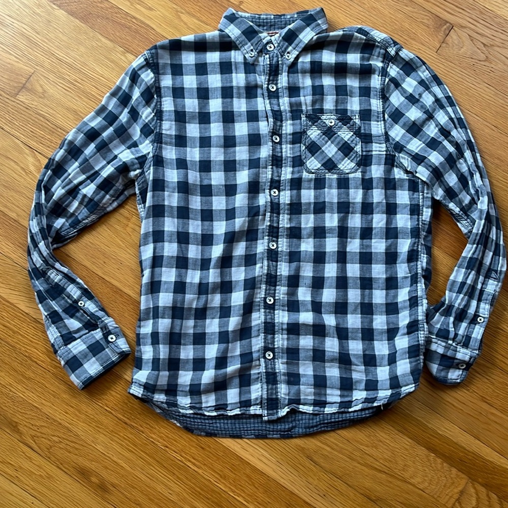 Flag and Anthem long sleeve button down